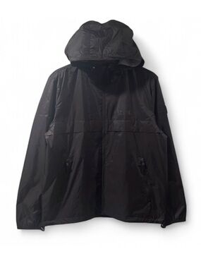 NWT Men’s Tommy Hilfiger Black Hooded Windbreaker Jacket
